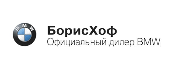 Логотип «БорисХоф Официальный диллер BMW»